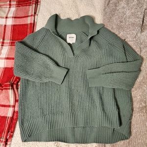 Aerie stretchy sage sweater